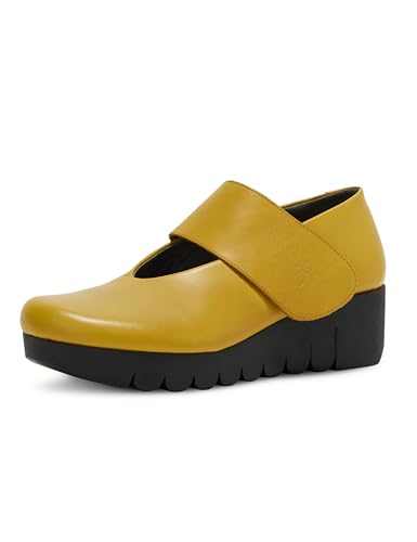Fly London VARI188FLY Casual Women's Fashion Shoes, Mustard, 39