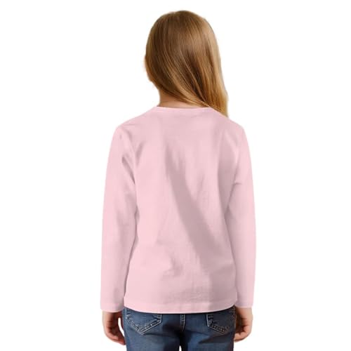 Back to School Shirts for Girls Long Sleeve Relax Fit T-Shirts Breathable Fall Pullover Tops Basic Tees2