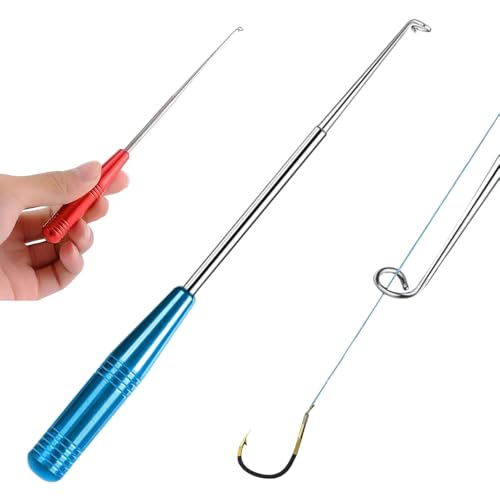 Stainless Steel Dehooking Fish Picker, 2024 Fishing Hook Quick, Fish Hook Disconnect Device Fishing Forceps for Fishing Lines of Different Large or Thicknesses (Blue)