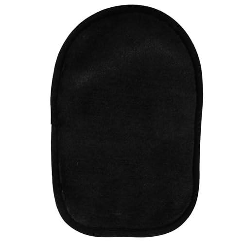 CONGARTENO Guanto per la Pulizia Dell’Auto in Peluche Morbido Nero Guanto da Lavaggio Esterno Antisporco Presa Ergonomica Accessorio Versatile per Lavaggio Ceratura e Manutenzione Veicoli