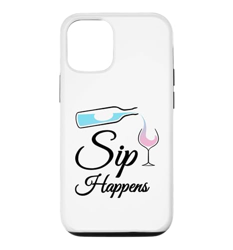 Sip Happens �ʔ������C���O���X ���C�����D�� �h�����N �X�}�z�P�[�X iPhone 12/12 Pro �p