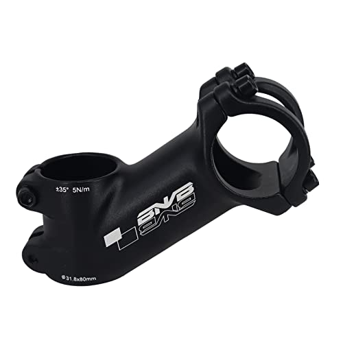 PLATTBK Bike Stem 31.8mm 35Degree, Aluminum Alloy MTB Stem Riser Bicycle Handlebar Stem for BMX Road Bike Mountain Bike(80mm) - Image 3