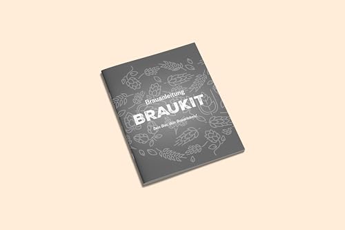 Braukit - Helles Bierbrauset mit 5L Gärflasche | Malzmischung, Hopfen, Hefe, Thermometer, Reiniger, Abfüller | Einfache Handhabung, Perfekt für Einsteiger | Geschenk für Männer