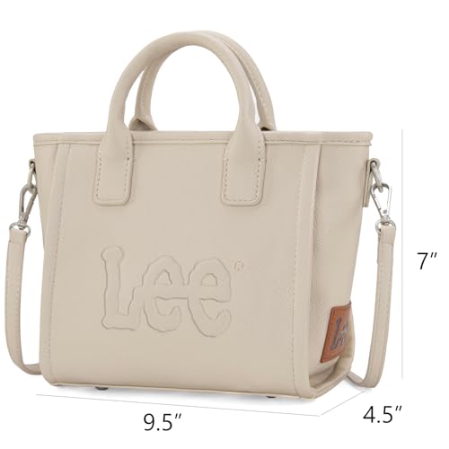 Image of Lee Small Tote Bag for Women, Crossbody Purse with Adjustable Strap, Women's Mini Shoulder Handbags for Travel, Work