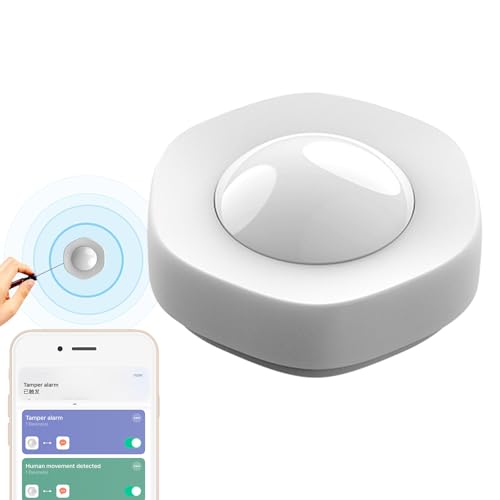Naqqios Sensor de Movimiento Interior, Sensor de Movimiento Ultra-Rojo,Sensor de Seguridad activado por Movimiento, Detector de Cuerpo Humano | Detector Inteligente de Detección de Movimiento,