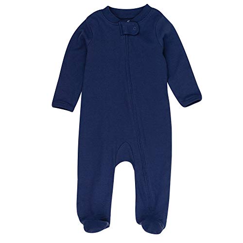 Image of HonestBaby Baby 2-Pack Organic Cotton Footed Pajama Sleep & Play