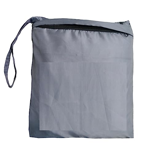 Image of Men's Waterproof Raincoat or Rainsuit Set - Includes Top and Bottom, Adjustable Hood, Inner Mobile Pocket, and Storage Bag - Polyester Reversible Double Layer Design