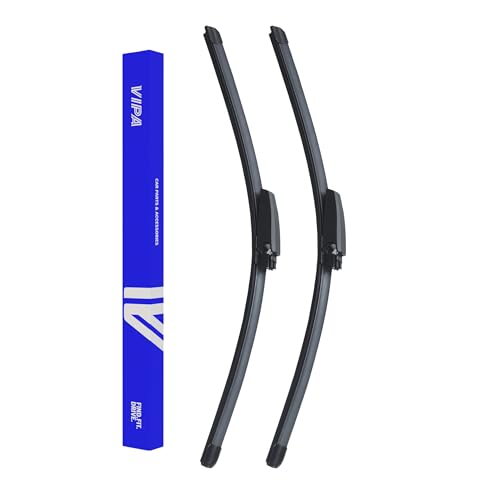 Vipa Car Parts Premium Wiper Blade Kit | Fits: Audi A4 Saloon (Nov 2002 To Jun 2008) | All-Weather Performance | Durable, Streak-Free Windshield Wiper