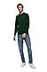 Polo Club Herren Basic Strickpullover Crewneck Grün - Pullover 100% Baumwolle Langarm Sweat