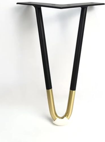 Patas de metal para muebles con doble barra que protegen tu suelo 3