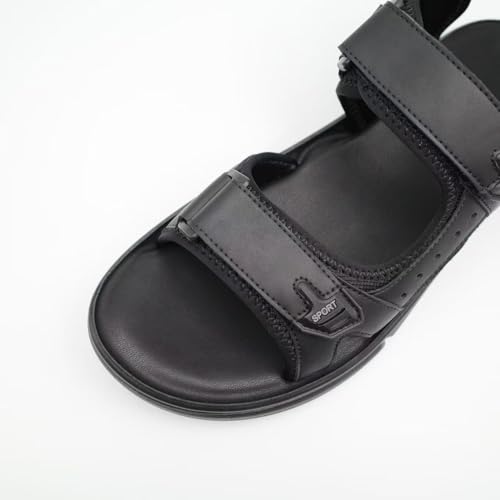 Image of Finishing & Sewing Men's Sport Sandals with Adjustable Straps, Comfort Outdoor Athletic Walking Summer Sandals