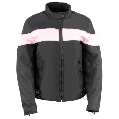 Image of Milwaukee Leather Women's Textile Classic Crossover Motorcycle Riders Jacket - All Year Wear