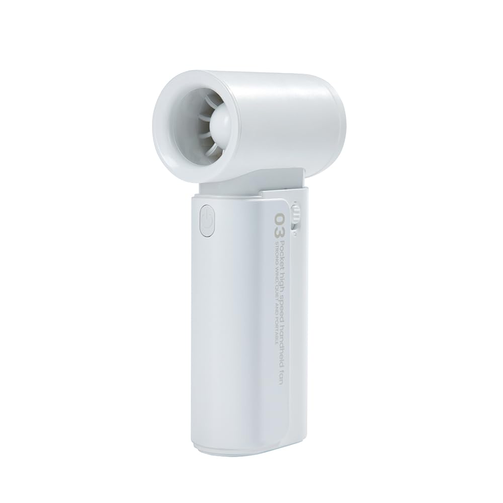 Ventilateur turbine portable rechargeable à moteur brushless 19500 RPM et batterie 4000mAh