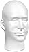 Floracraft Styrofoam Head EPS Male Bulk, White