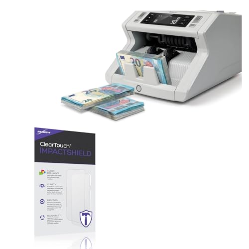 BoxWave Screen Protector Compatible With Safescan 2250 - ClearTouch ImpactShield (2-Pack), Impenetrable Screen Protector Flexible Film