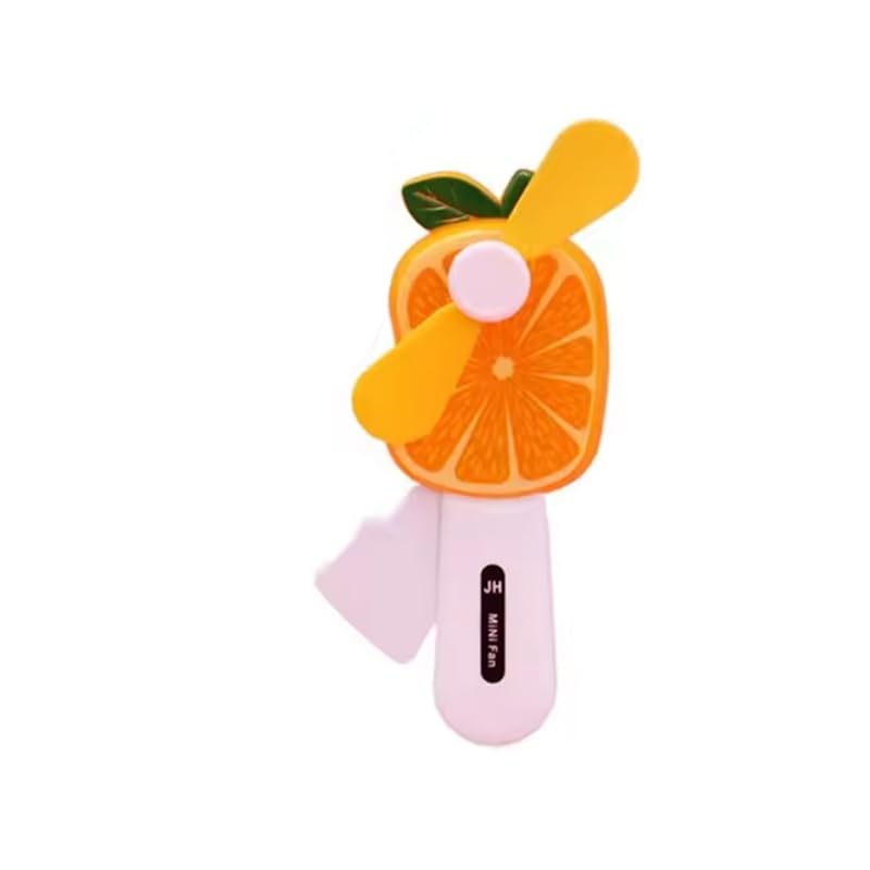 NEEYATI Hand Pressure Mini Hand fan Fruit Shape Cute Squeeze Toys/Cool Summer hand Fan/without Battery/Kids hand Fan Toys Multi Color 2