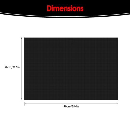 KitchenRaku Large Induction Hob Protector Mat, Translucent Induction Hob Cover (Magnetic) Cooktop Scratch Protector for Induction Stove, Multifunctional Heat Resistant Silicone Mat (54x90cm) - Image 7