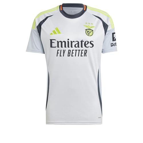 adidas Troisième maillot Benfica pour homme 2024 2025 adultes, Gris clair et uni, L