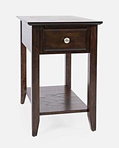 Jofran:, Chairside Table, 16"W X 24"D X 26"H, Espresso Finish, (Set Of 1) #TOP7