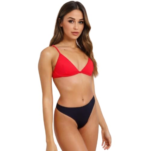 urge Midnight High Waisted Bikini Bottom for Women Classic Black Swim Bottom Only High Rise Sculpting Fit High Leg Flattering Silhouette Comfortable Coverage Swimwear-picture-18