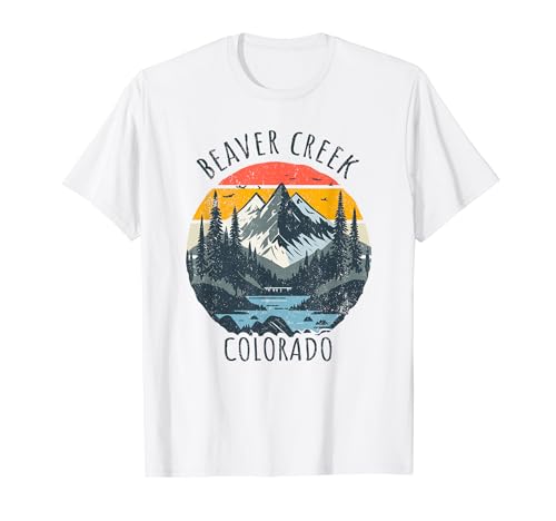 Beaver Creek, Colorado, EE. UU., estilo retro, de montaña, vintage Camiseta