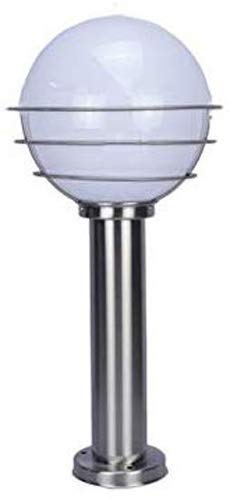Lanterne de sol pour pelouse et lampadaire paysager E27 en acier inoxydable