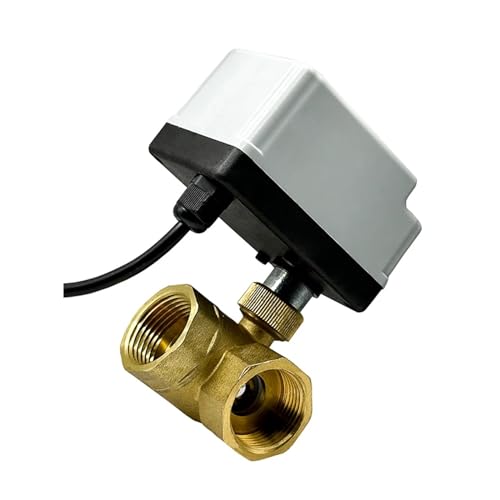 Vanne motorisée 3 voies 1" laiton vanne électrique commande 3 lignes 220V