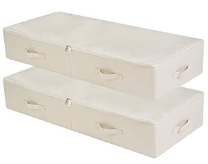 Amonsen Beige Unterbettkommode 2er-Pack 100cm