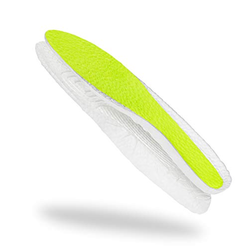 Hefe Luxx Boost Comfort Ultra Deluxe 2.0 Insoles // All Day Support, Relieve Foot Pain (Neon, US 9-13)