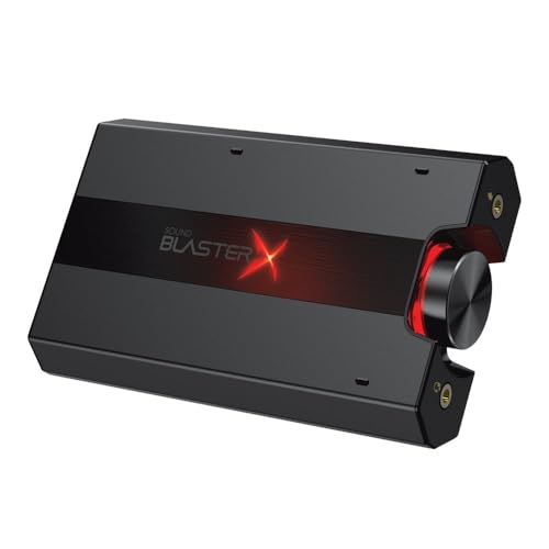 PLACA DE SOM DAC AMPLIFICADORA GAMER CREATIVE SOUND BLASTER X PRO-GAMING G5 WW9 PRETO