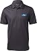 Mens Ford Small Ford Oval (Pocket Print) Textured Polo Shirt, Iron Grey, XL