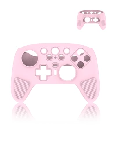 Cover for 8Bitdo Ultimate 2 game controller, yystao Protective Silicone Case compatible with 8Bitdo Ultimate 2, with Enhanced Grip and All - Round Protection,Pink