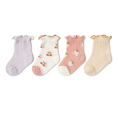 Walking Socks Baby Sock Cotton Flexible Socks Breathable Socks Children Socks Suitable Gifts for Girls and Boys Thick