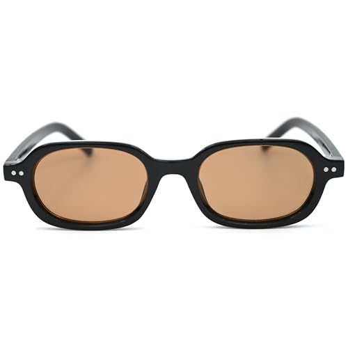 Kursan Small Face Oval Sunglasses Retro Fashion Plastic Frame UV Protection Glasses Shades2