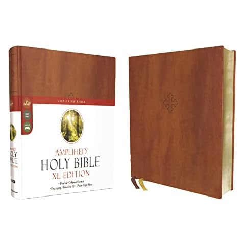 Amplified Holy Bible, XL Edition, Leathersoft, Brown Cover