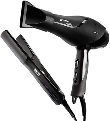 KIT TAIFF SECADOR PROFISSIONAL EASY 1700W - 127V + PRANCHA ALISAD...