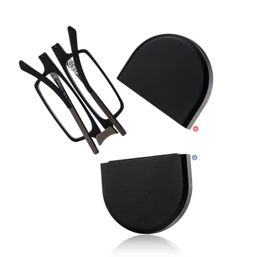 SKYOAK Evolved Magnetic Case Ultralight and Thin Folding Reading Glasses Compact Readers