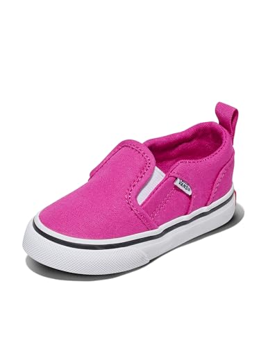Vans Unisex-Child Asher V Slip-on Shoe | Little Kids' Sneakers for Boys & Girls, Comfortable Footwear