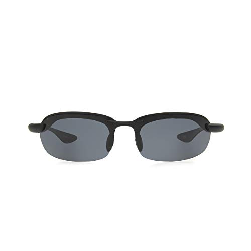 Dioptics Solar Comfort Ames Sport Sunglasses Polarized Wrap, Black, 54 mm2