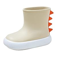 BOTCAM Children's Rain Shoes Boys and Girls Water Shoes Baby Rain Boots Water Boots for Large and Small Children Toddlers Children Winter Overall 86