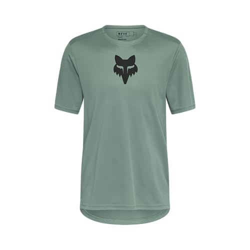Fox Racing Ranger Maillot de VTT à Manches Courtes pour Homme, Vert Sapin, XL
