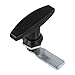 T Shape Handle Locks Crafted from Materials Ensures Long Lasting Protection of Your Tools & Equipment (Black)