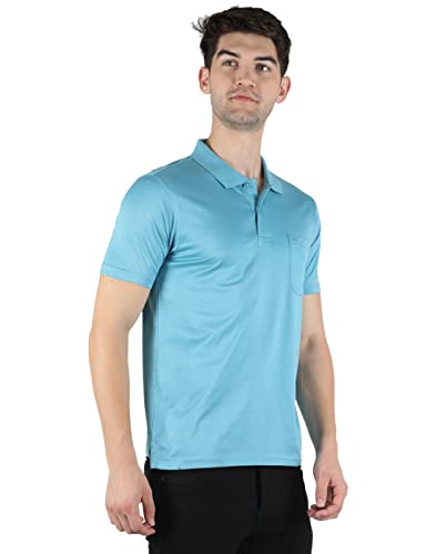 Image of Monte Carlo Mens White Plain Collar T-Shirt |22203606-1