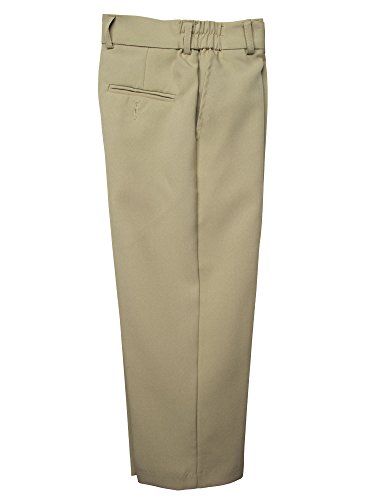 Spring Notion Boys Flat Front Dress Pants with Belt2