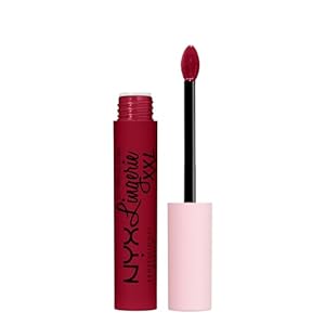 NYX PROFESSIONAL MAKEUP Lip Lingerie XXL Matte Liquid Lipstick – Sizzlin’ (Oxblood Red)