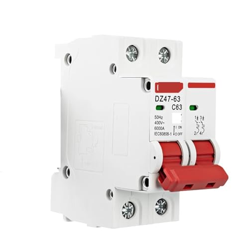 Disjoncteur 2P AC 40A type C évite les pannes et les courts-circuits