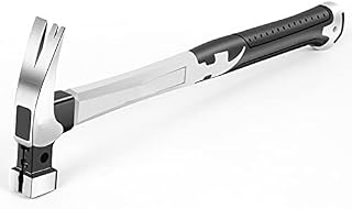 Framing Hammer, Rip Claw Heavy Duty Magnetic Automatic Steel Nail Woodworking Striking Tools, Fiber + Carbon Steel