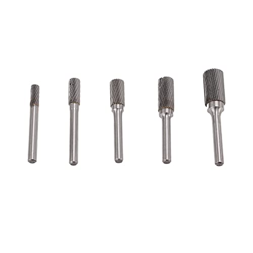 Set de 5 fresas de carburo con vástago 6 mm miniatura 4