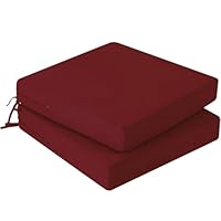 Hiseng Sitzkissenbezug Wasserdicht - Stretch Bezug Für Gartenmöbel 70x60x20 Cm