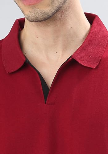 Image of Wear Your Opinion Solid Cotton Rich Polo T Shirt | Collar Tshirts | Half Sleeves | Plain-Regular Fit (Available in Plus Size)